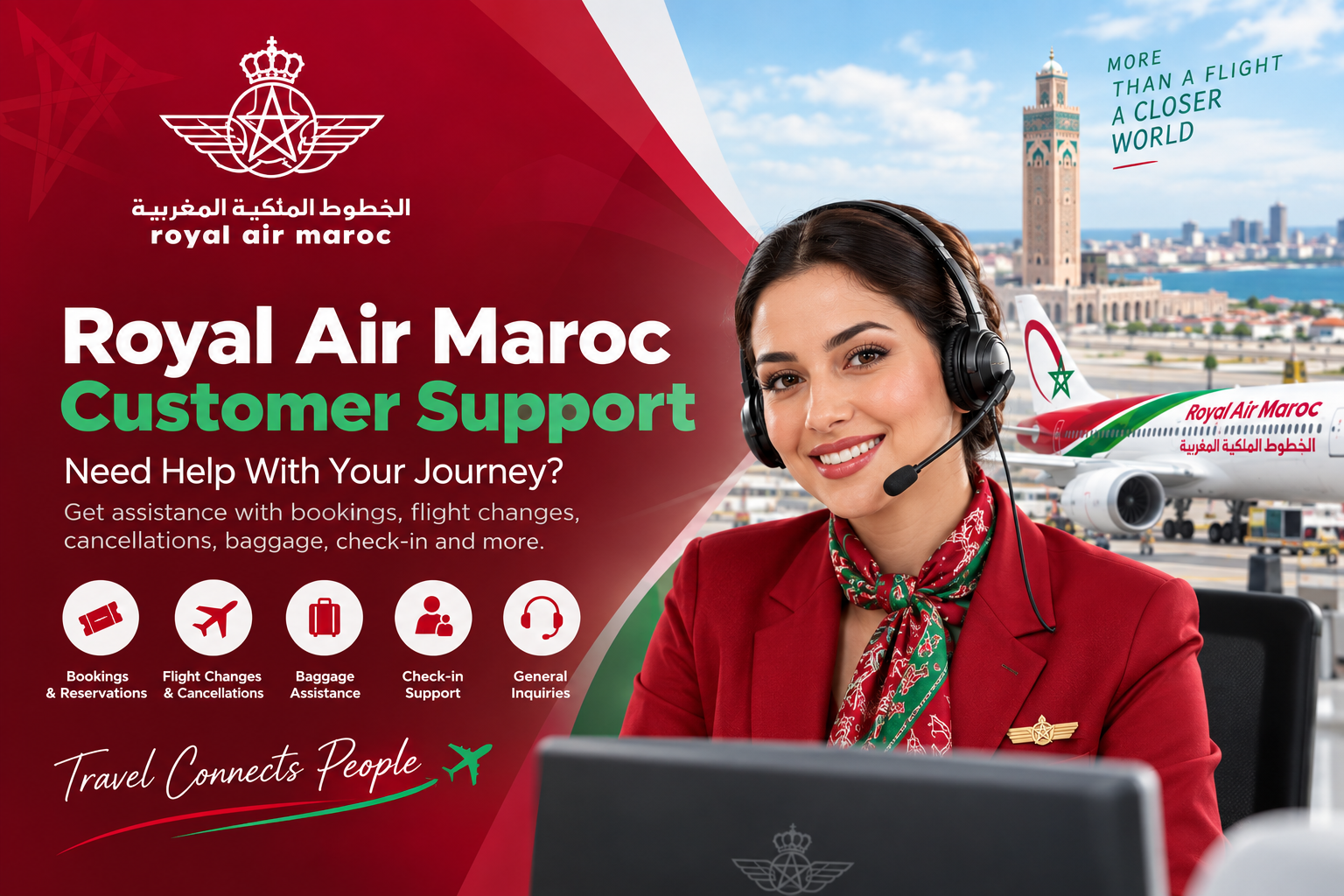 Royal Air Maroc customer support and passenger assistance