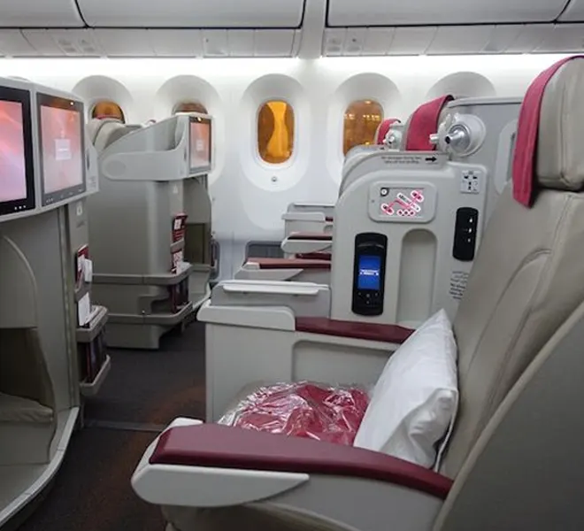Royal Air Maroc Business Class Cabin